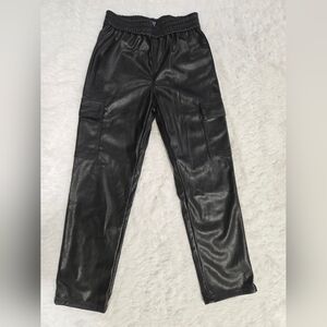 GAP CARGO Leather pants Girls L 10/11